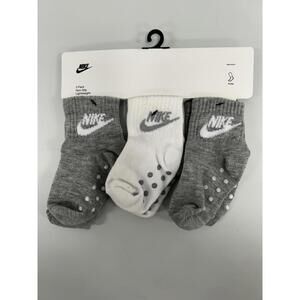 Nike 3 Pack Non-Slip Lightweight Socks for Kids